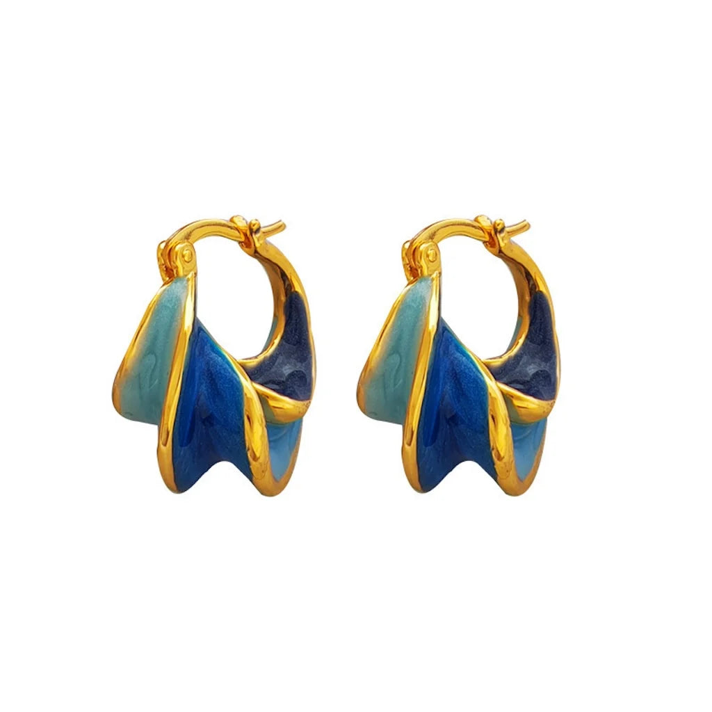 Ida Enamel Glaze Earrings