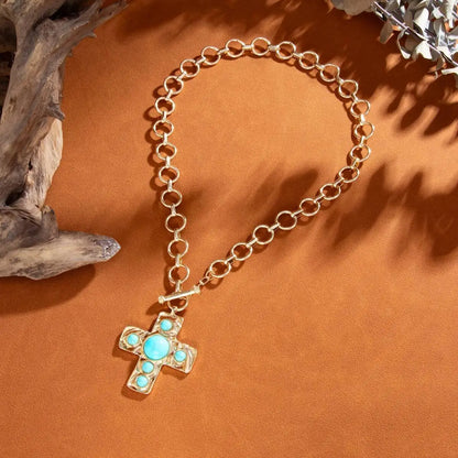 Tully Cross Pendant Necklace