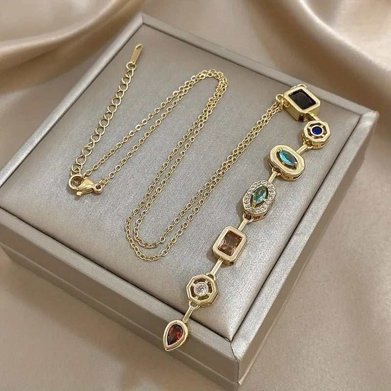 Ella Long Pendant Necklace