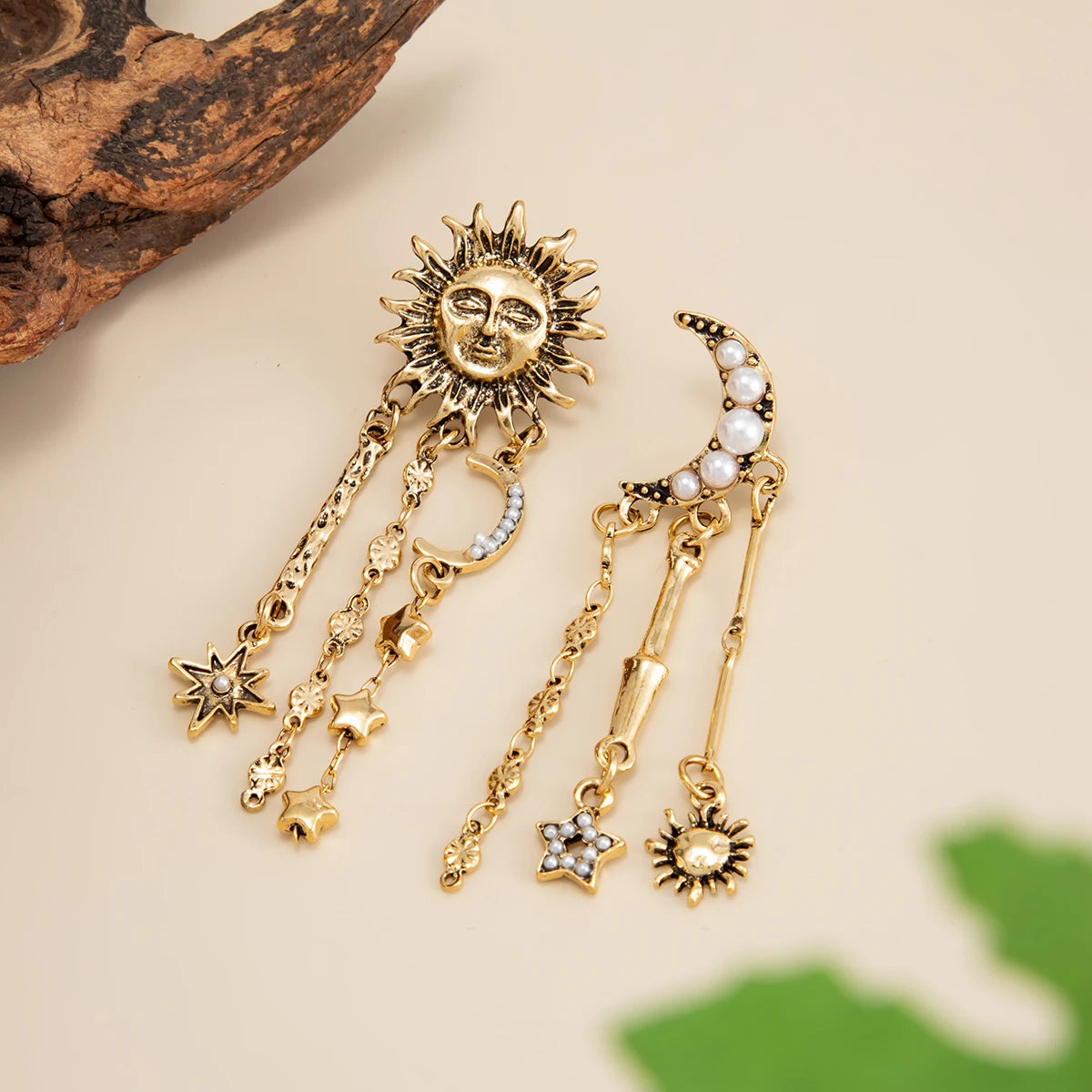 Savannah Sun and Moon Earrings