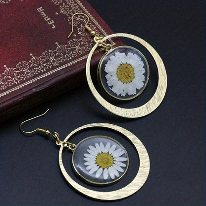 Daisy Pressed Earrings