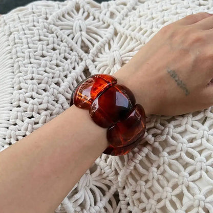 Taya Resin Acrylic Bangle