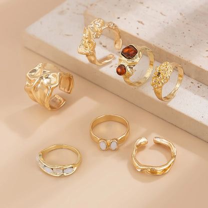 Timberly 7Pcs Ring Set