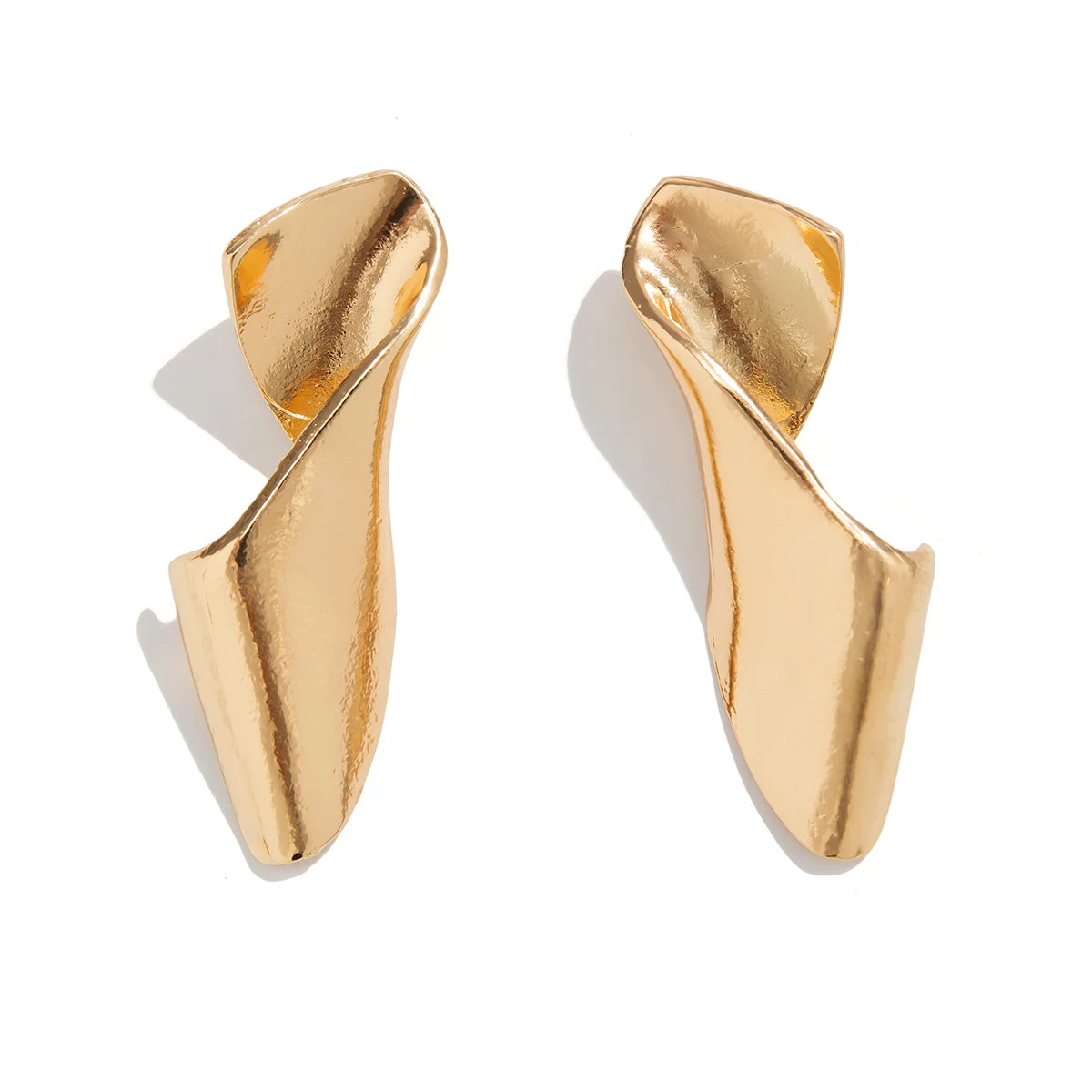 Ludovica Geometric Twisted Stud Earrings