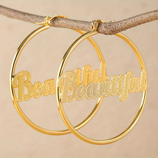 Belle Beautiful Hoop Earrings