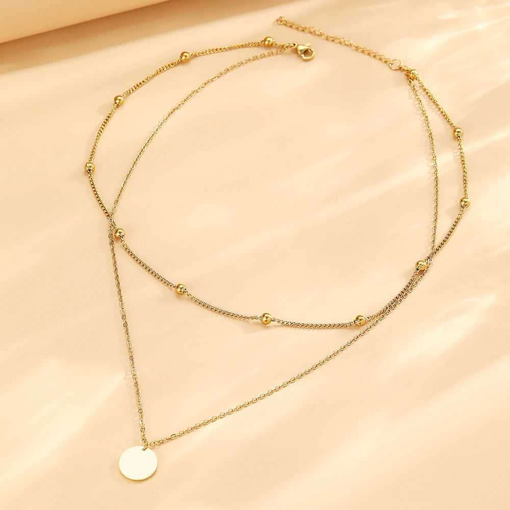 Amelia Double Layer Necklace