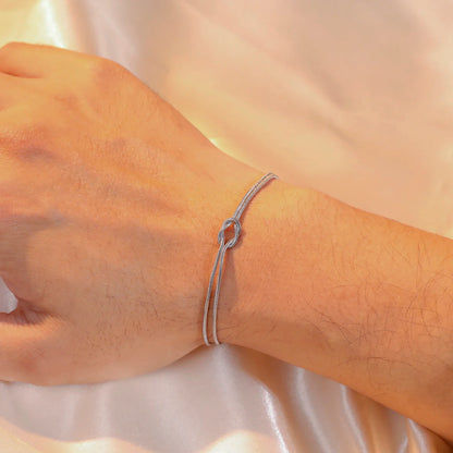 Fen Knot Double Chain Bracelet