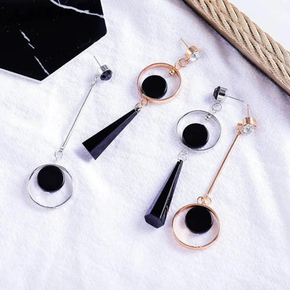 Lina Asymmetrical Drop Earrings
