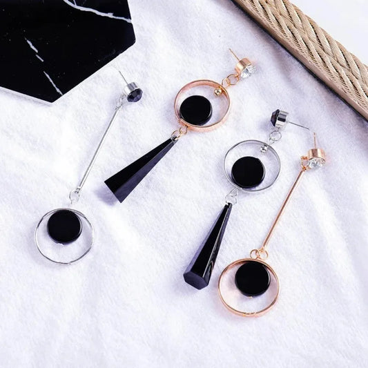 Lina Asymmetrical Drop Earrings