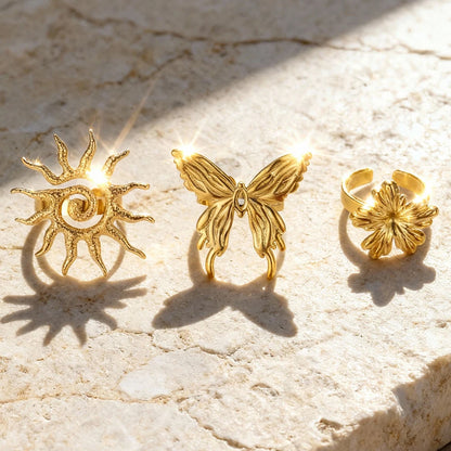 Brienne 3Pcs Ring Set