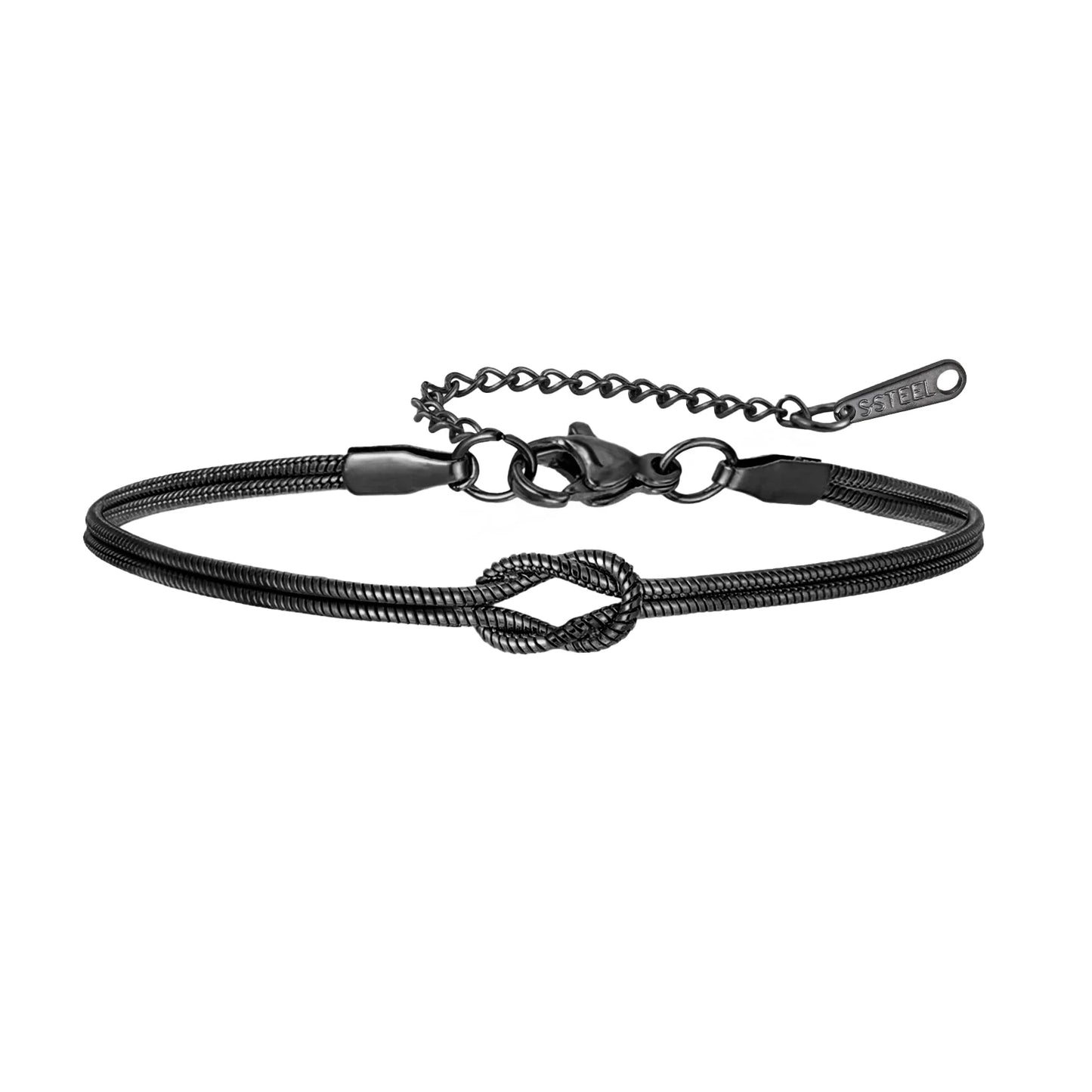 Fen Knot Double Chain Bracelet