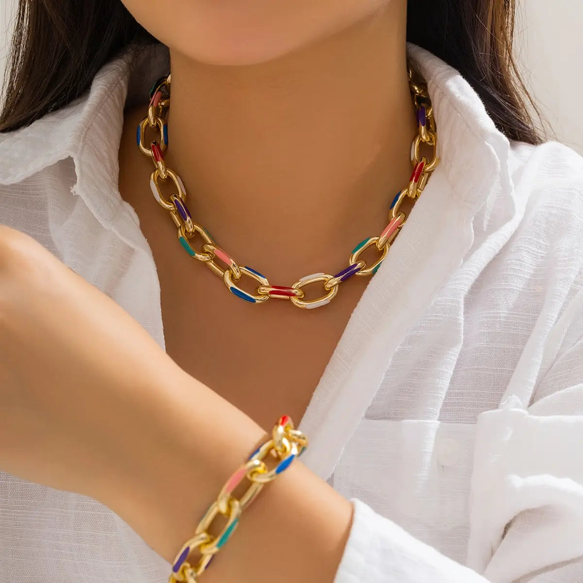 Amara Necklace and Bracelet Set