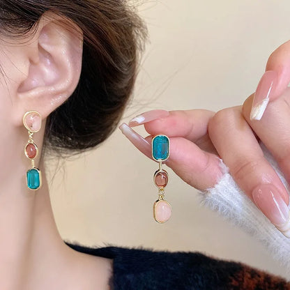 Leela Asymmetrical Drop Earrings