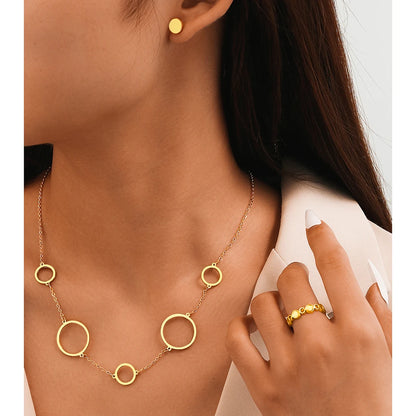 Helena Necklace Earrings Ring Set