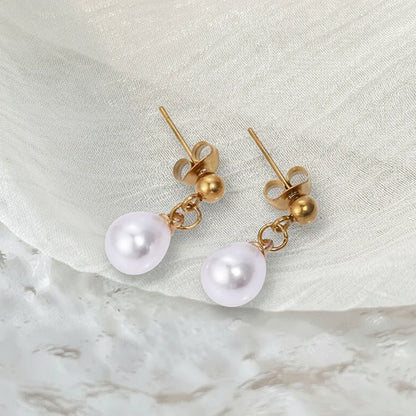 Bianca Imitation Pearl Earrings