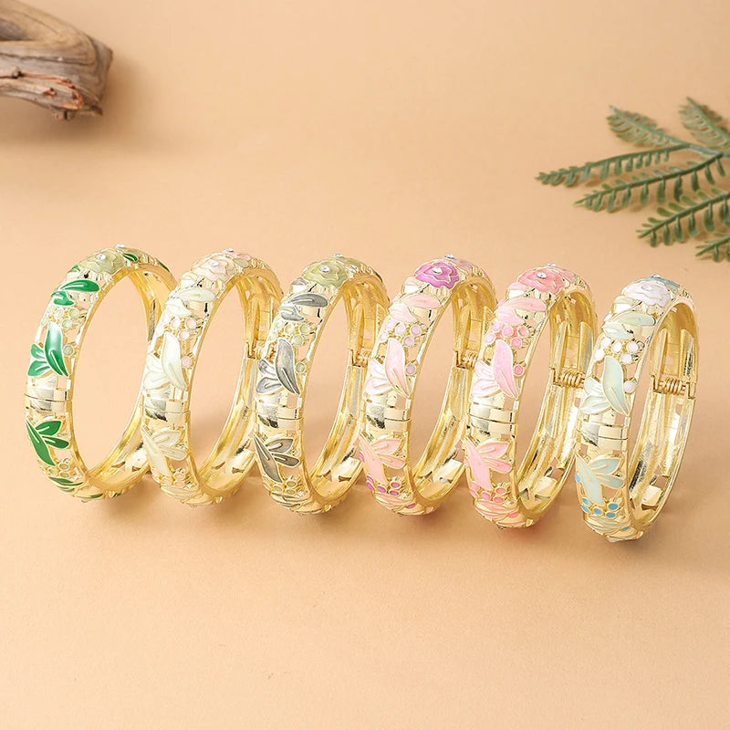 Maisha Floral Bangle
