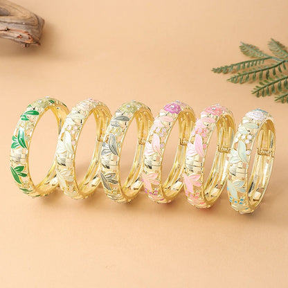 Maisha Floral Bangle