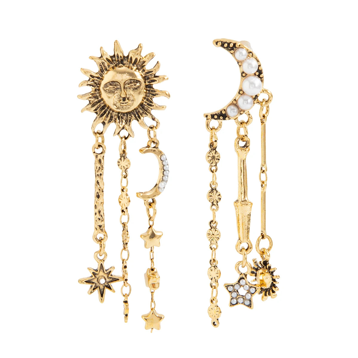Savannah Sun and Moon Earrings