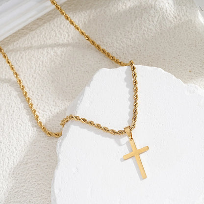Oliver Cross Pendant Necklace