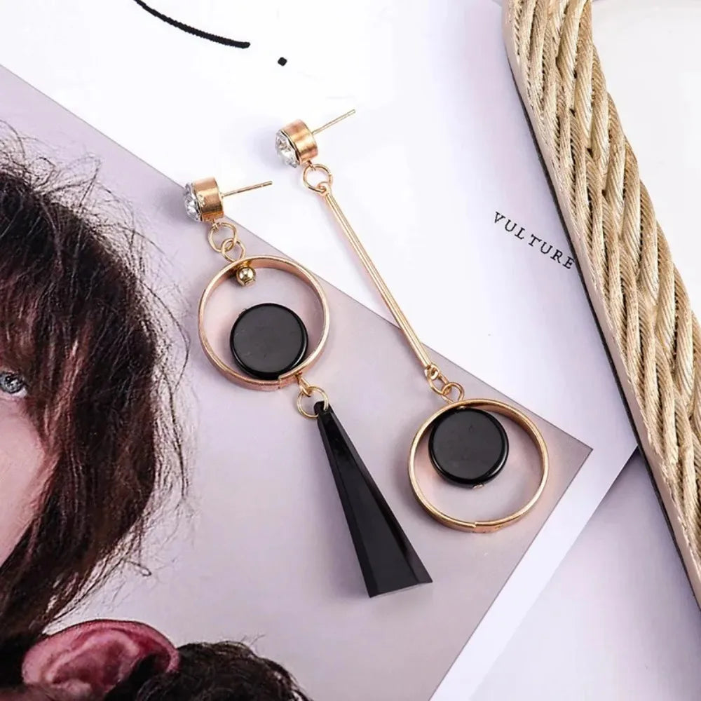 Lina Asymmetrical Drop Earrings