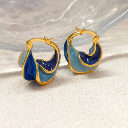 Ida Enamel Glaze Earrings