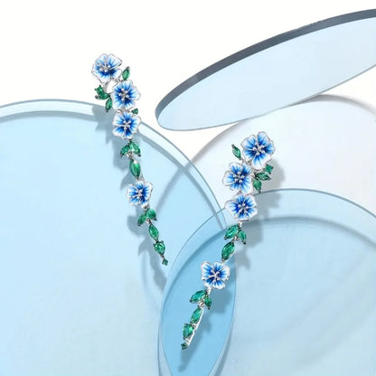 Briar Flower Drop Earrings
