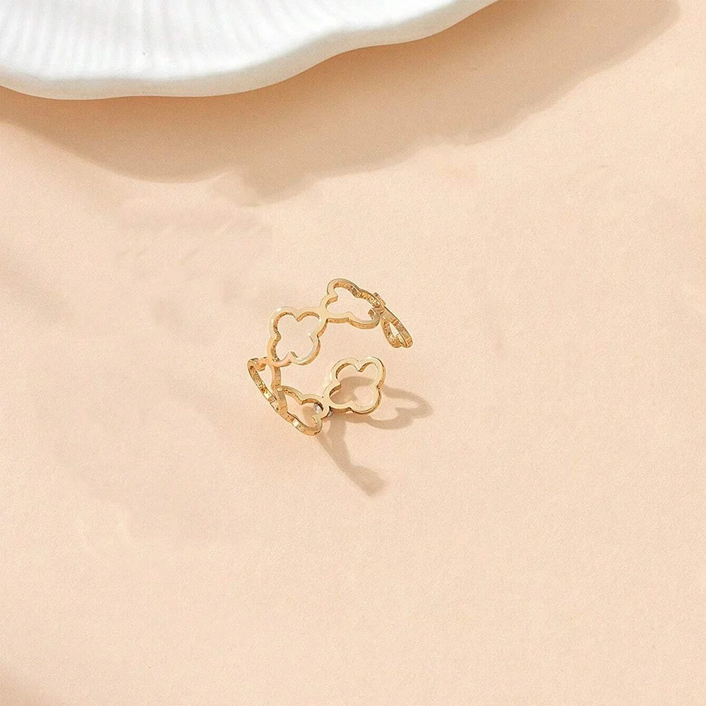 Stassi Four-Leaf Clover Ring