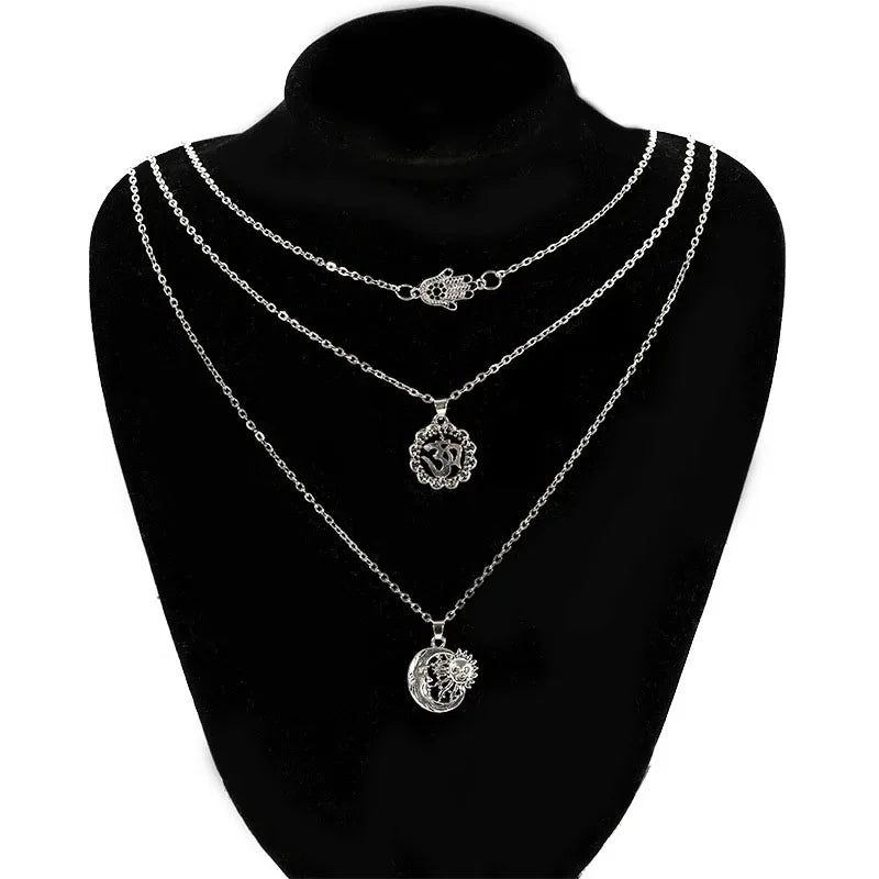 Melanie Multilayer Necklace Set