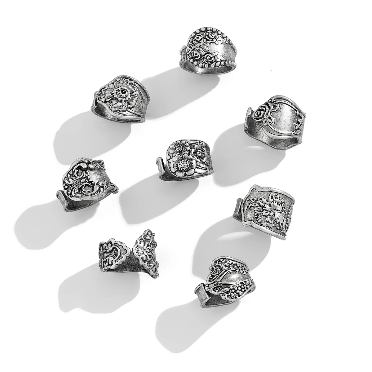 Moira Adjustable 8Pcs Set Rings