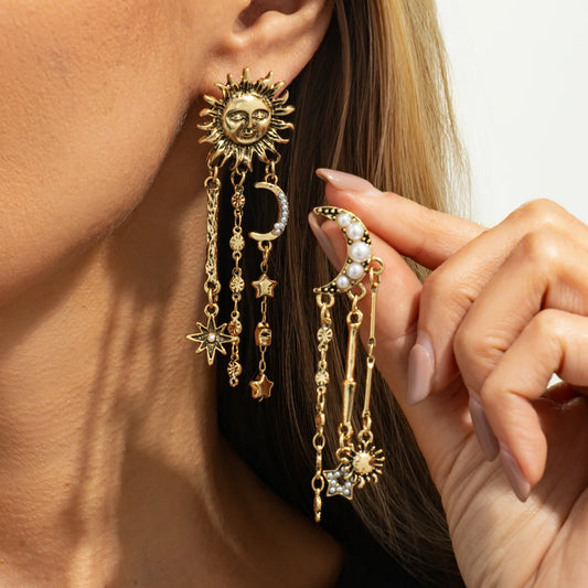Savannah Sun and Moon Earrings
