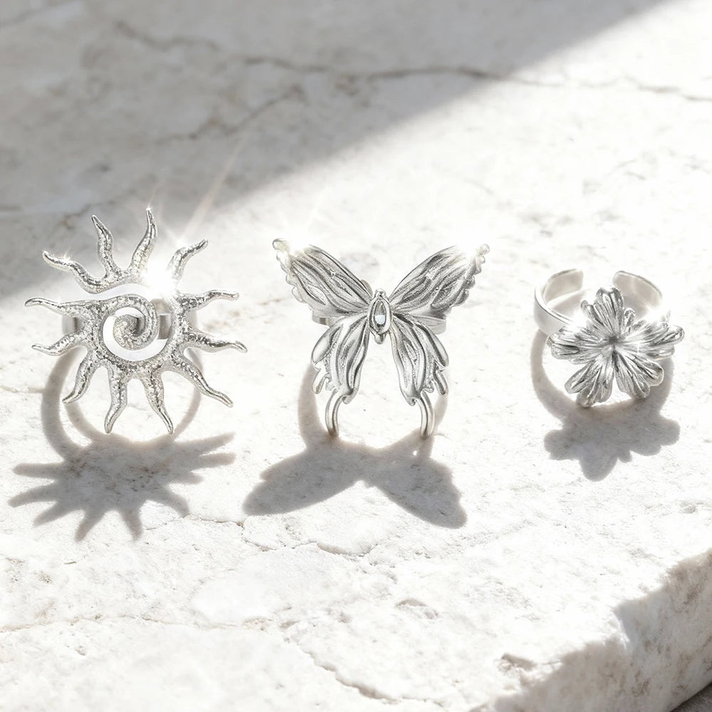 Brienne 3Pcs Ring Set