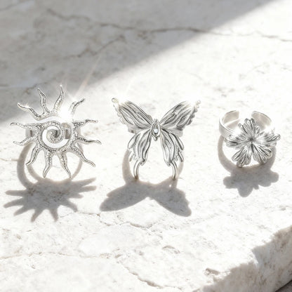 Brienne 3Pcs Ring Set