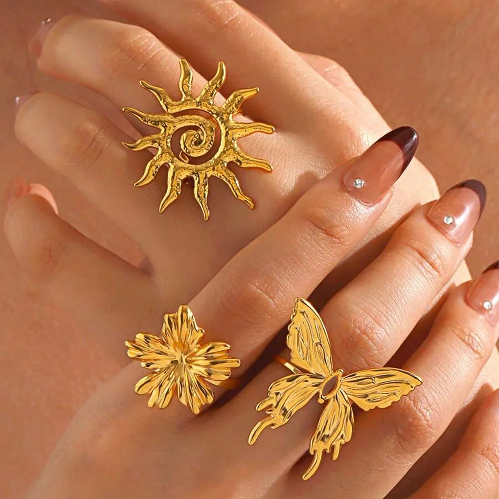 Brienne 3Pcs Ring Set