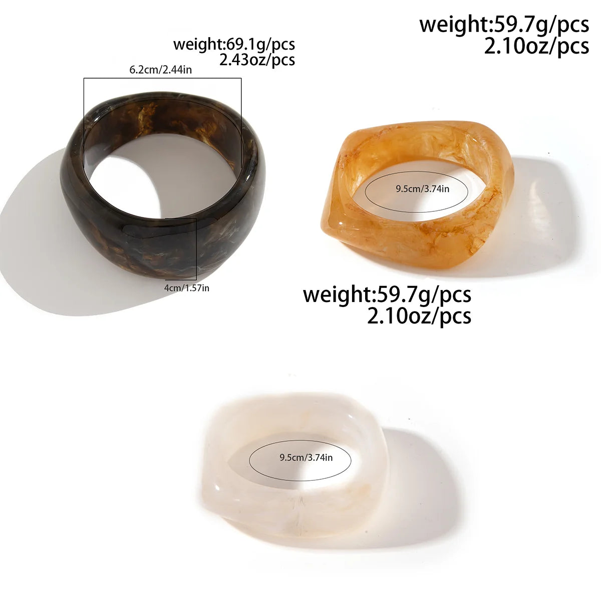 Gianna Resin Bangles