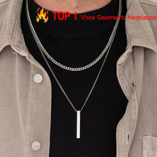 Felix Vertical Bar Necklace