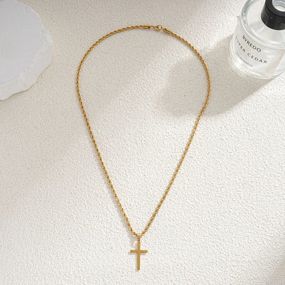 Oliver Cross Pendant Necklace