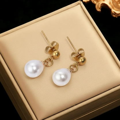 Bianca Imitation Pearl Earrings