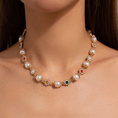 Ember Beaded Chain Necklace