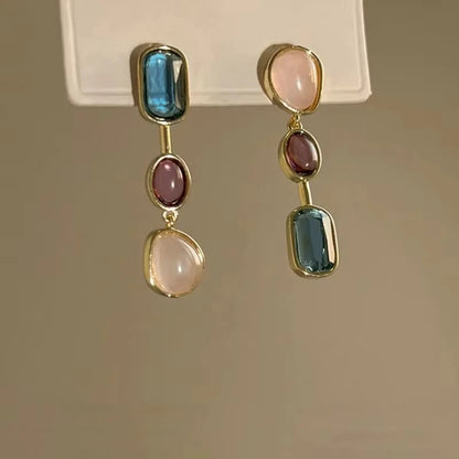 Leela Asymmetrical Drop Earrings