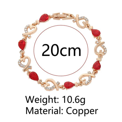 Eshe Heart Chain Bracelet