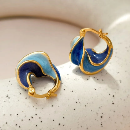 Ida Enamel Glaze Earrings