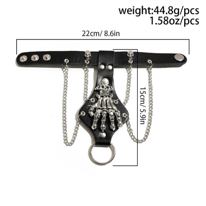 Gabriel Skull Bracelet/Ring 1Pc