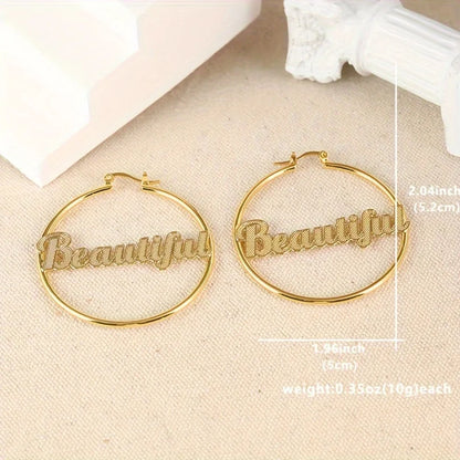 Belle Beautiful Hoop Earrings