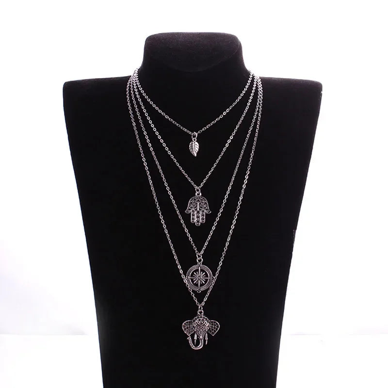 Melanie Multilayer Necklace Set