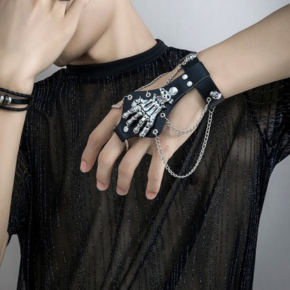Gabriel Skull Bracelet/Ring 1Pc