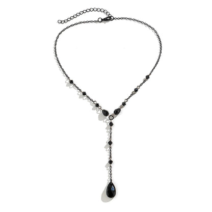 Tyche Drop Pendant Necklace
