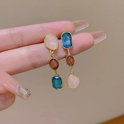 Leela Asymmetrical Drop Earrings