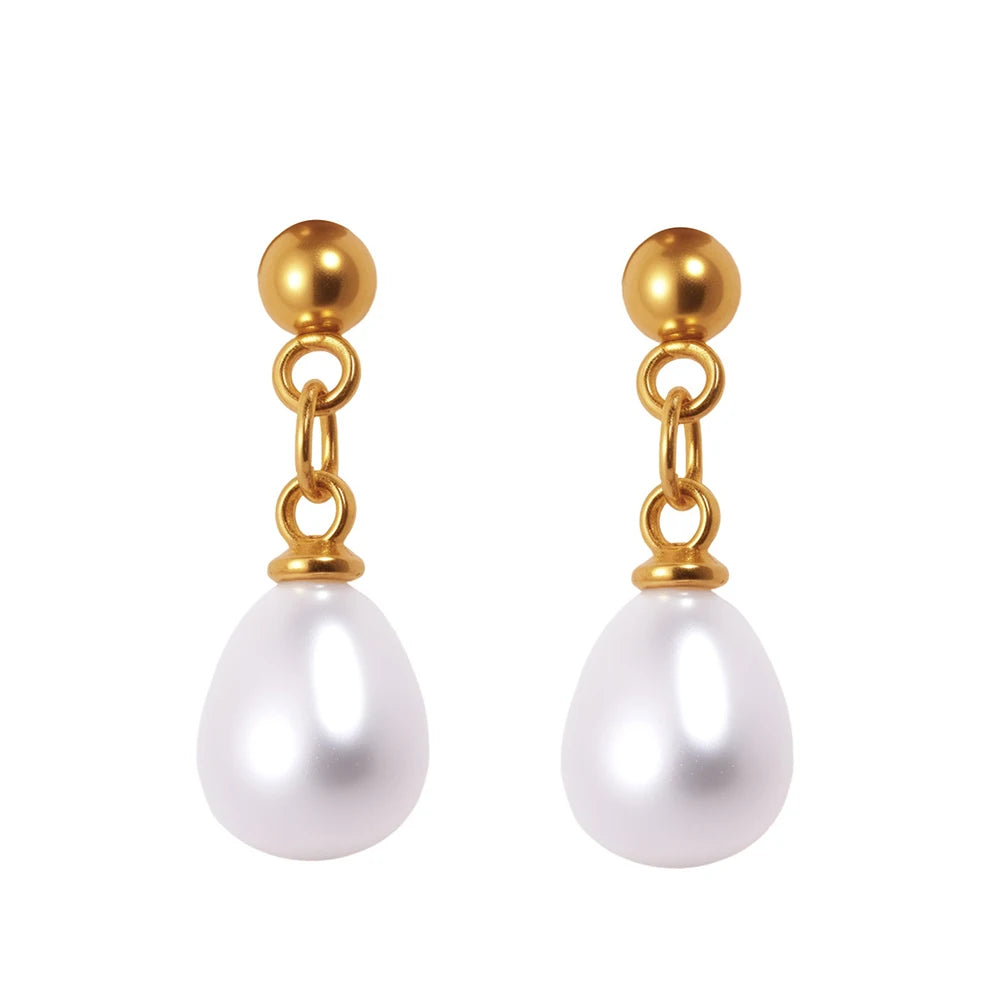 Bianca Imitation Pearl Earrings