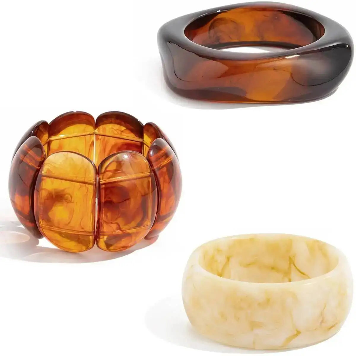 Taya Resin Acrylic Bangle
