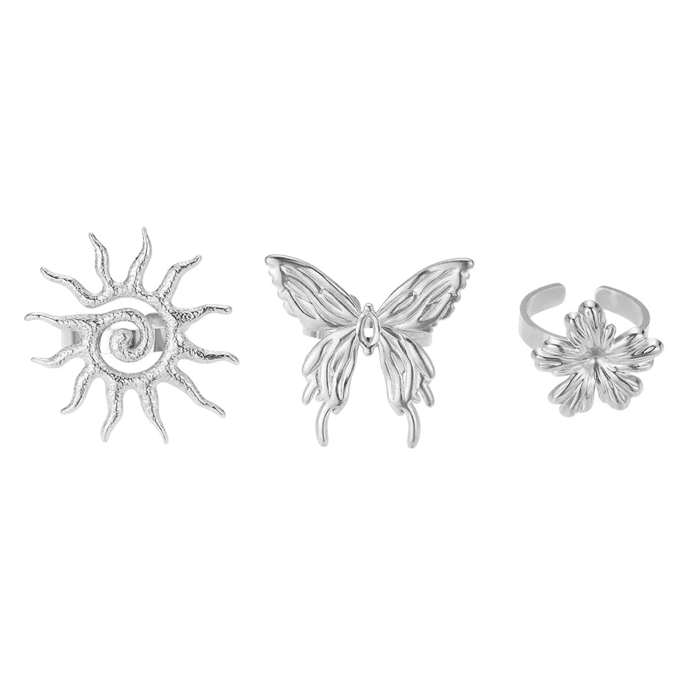 Brienne 3Pcs Ring Set